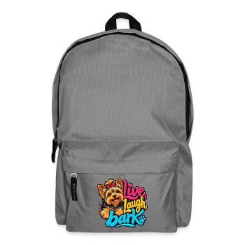Yorkshire Terrier - Rucksack - Mittelgrau - Vorne