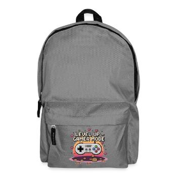 Montée de niveau – Mode joueur - Sac à dos - gris éléphant - Devant