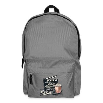 Stories Matter, Popcorn Helps - Rucksack - Mittelgrau - Vorne