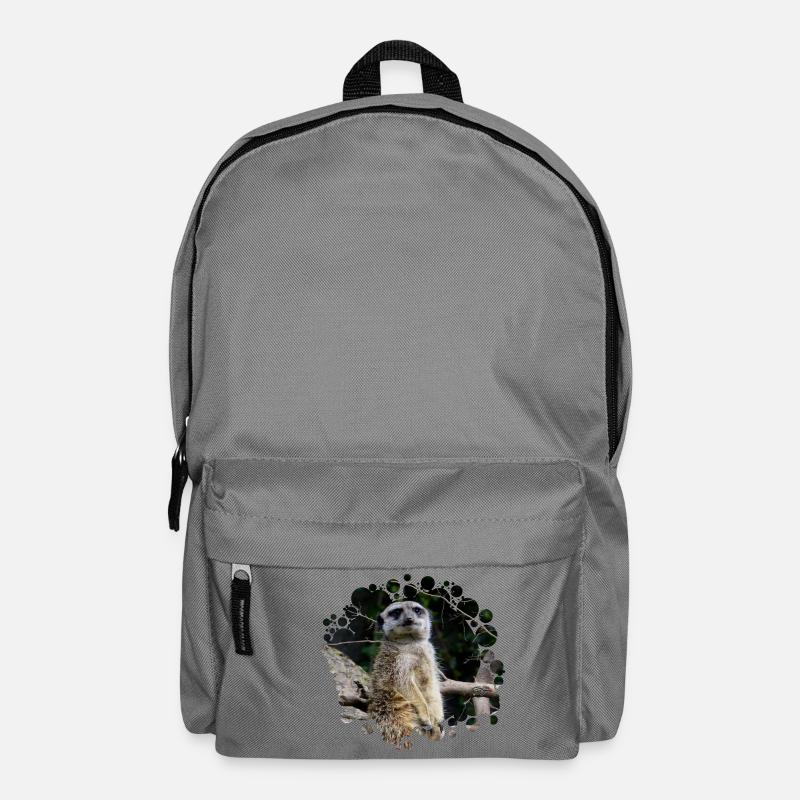 Erdmännchen - Rucksack - Mittelgrau