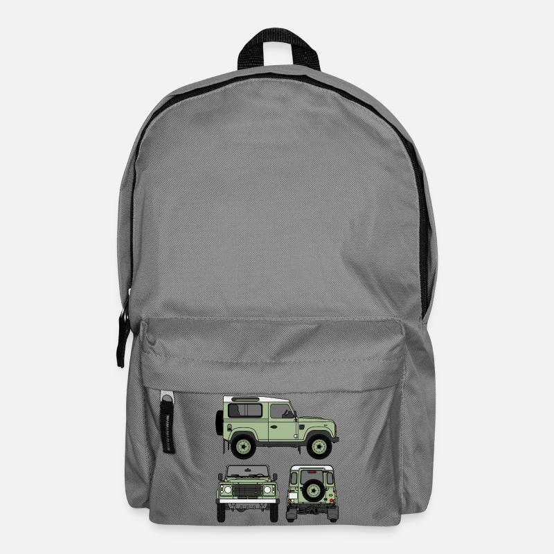 Defender 90 - Sides - Backpack - elephant grey