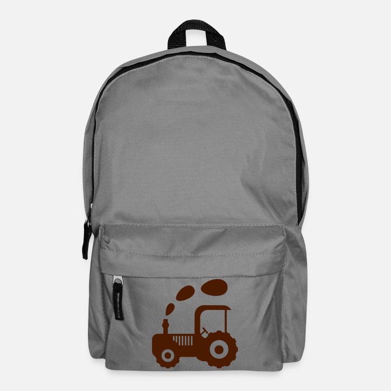 traktor landwirtschaft - Rucksack - Mittelgrau