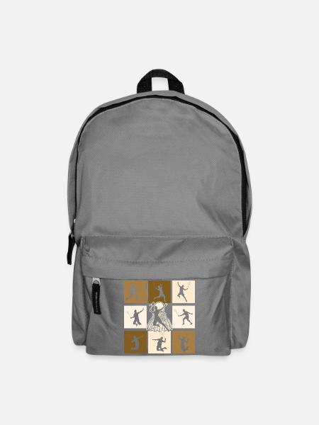 Badminton - Rucksack - Mittelgrau