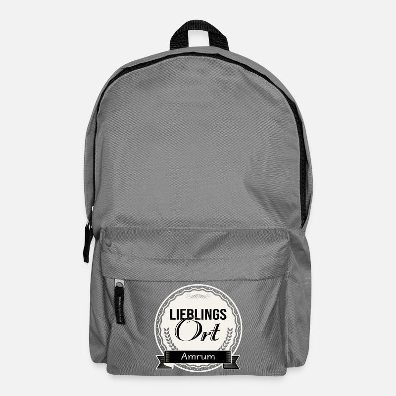 Lieblingsort Amrum - Rucksack - Mittelgrau