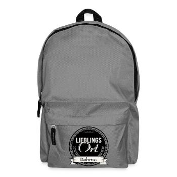 Lieblingsort Dahme - Rucksack - Mittelgrau - Vorne