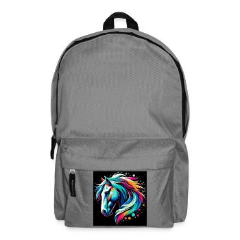 Cheval - Sac à dos - gris éléphant - Devant