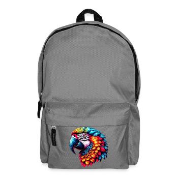 Papagei - Rucksack - Mittelgrau - Vorne