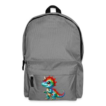 Dinosaur - Backpack - elephant grey - Front