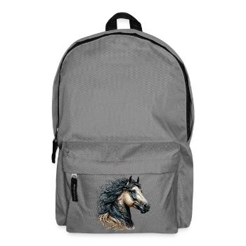 Horse - Backpack - elephant grey - Front