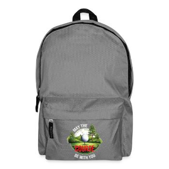 May the Course be with you - Rucksack - Mittelgrau - Vorne