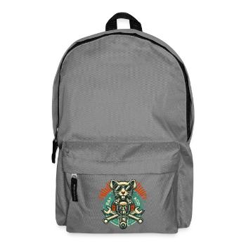 Ratsking Ratlook Shirt – Rustic Custom Style - Backpack - elephant grey - Front