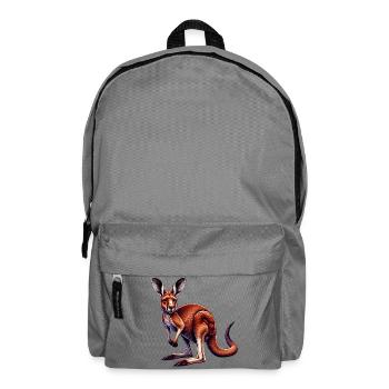 Kangaroo - Backpack - elephant grey - Front