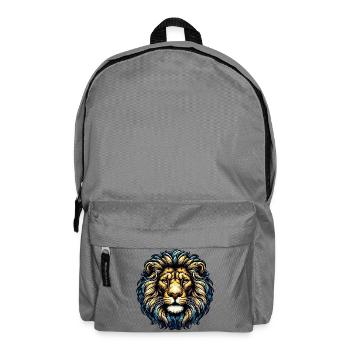 Lion - Backpack - elephant grey - Front