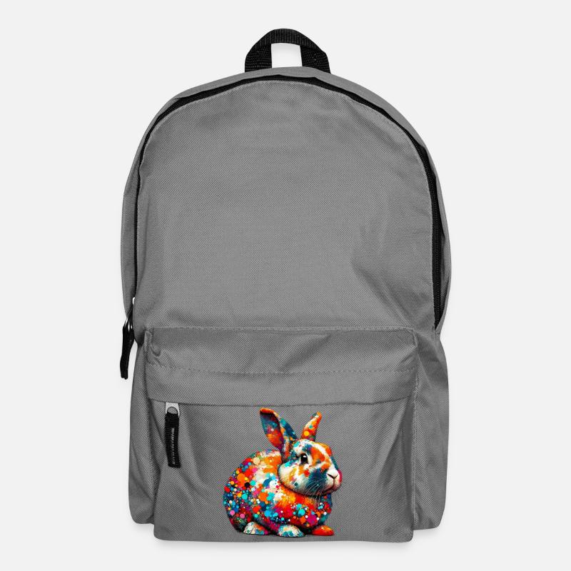 Kaninchen - Rucksack - Mittelgrau