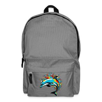 Delfin - Rucksack - Mittelgrau - Vorne