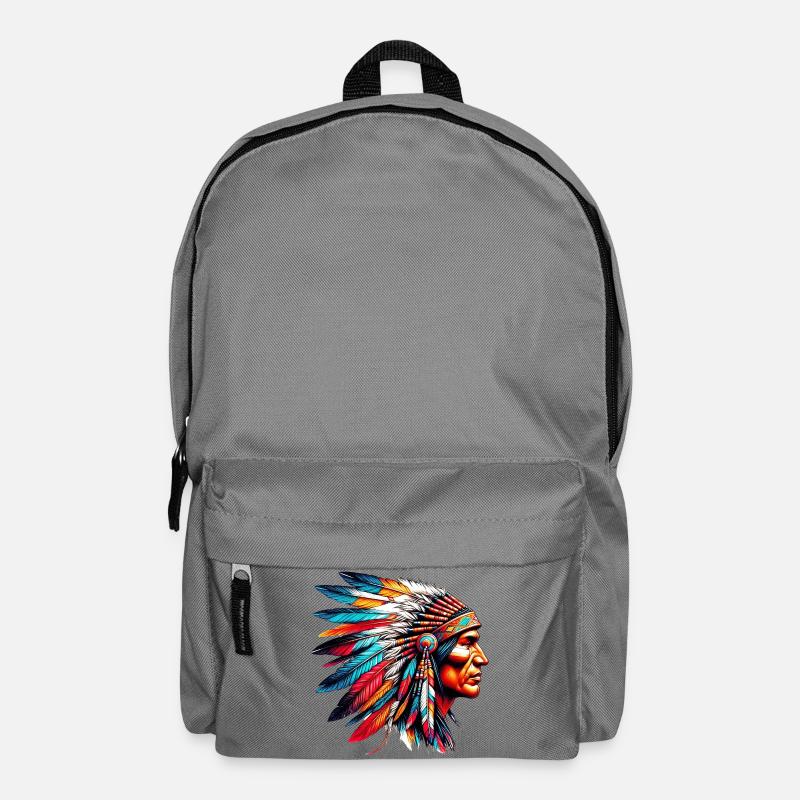 American Indian American - Backpack - elephant grey