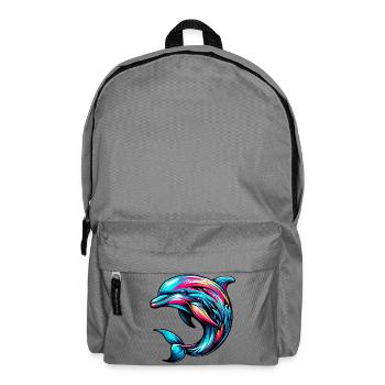 Delfin - Rucksack - Mittelgrau - Vorne