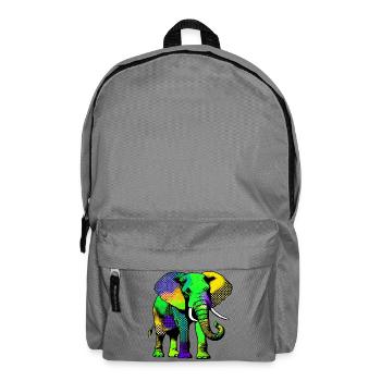 Elefant - Rucksack - Mittelgrau - Vorne