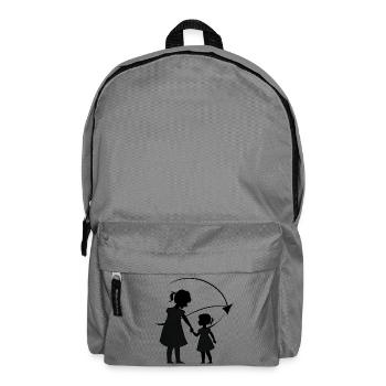 Meine Schwester Photoroom - Rucksack - Mittelgrau - Vorne