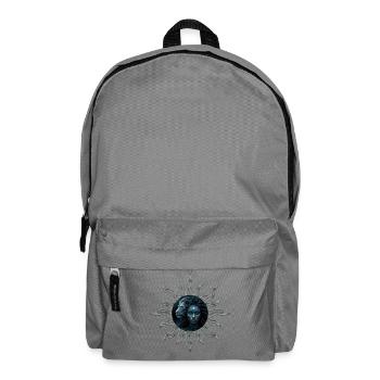 Mystical Connection: The Mystical Woman and the Lion - Backpack - elephant grey - Front