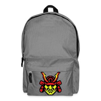 Pixel Samurai 8bit - Backpack - elephant grey - Front