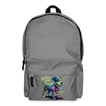 The Abyssmal Dog Neon Art - Backpack - elephant grey - Front