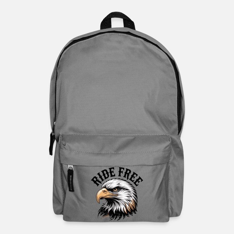 Emblème gratuit de l’Eagle Head Ride - Sac à dos - gris éléphant