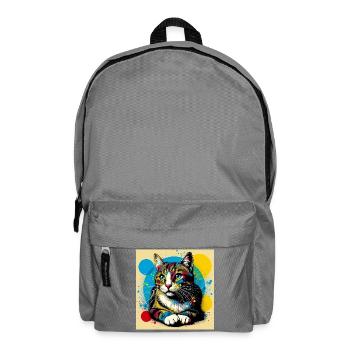 cat - Backpack - elephant grey - Front