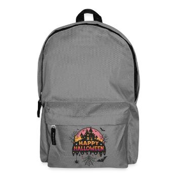 Spukschloss Halloween - Rucksack - Mittelgrau - Vorne