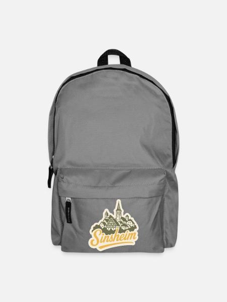 Sinsheim Kraichgau - Illustration Handlettering - Rucksack - Mittelgrau