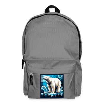 Eisbär - Rucksack - Mittelgrau - Vorne