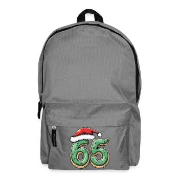 65 Number Cookie Christmas - Backpack - elephant grey - Front