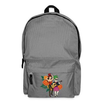 LOS WONDER MUERTOS - nice people - Backpack - elephant grey - Front
