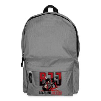 Brasilianische Jiu-Jitsu-Kampfkünste - Rucksack - Mittelgrau - Vorne