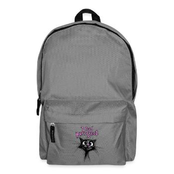 Niedliche Kitten - I feel purrrfect - Rucksack - Mittelgrau - Vorne