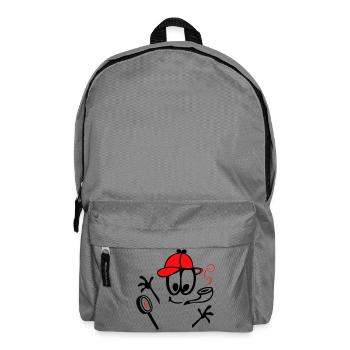 Détective au sifflet - Sac à dos - gris éléphant - Devant