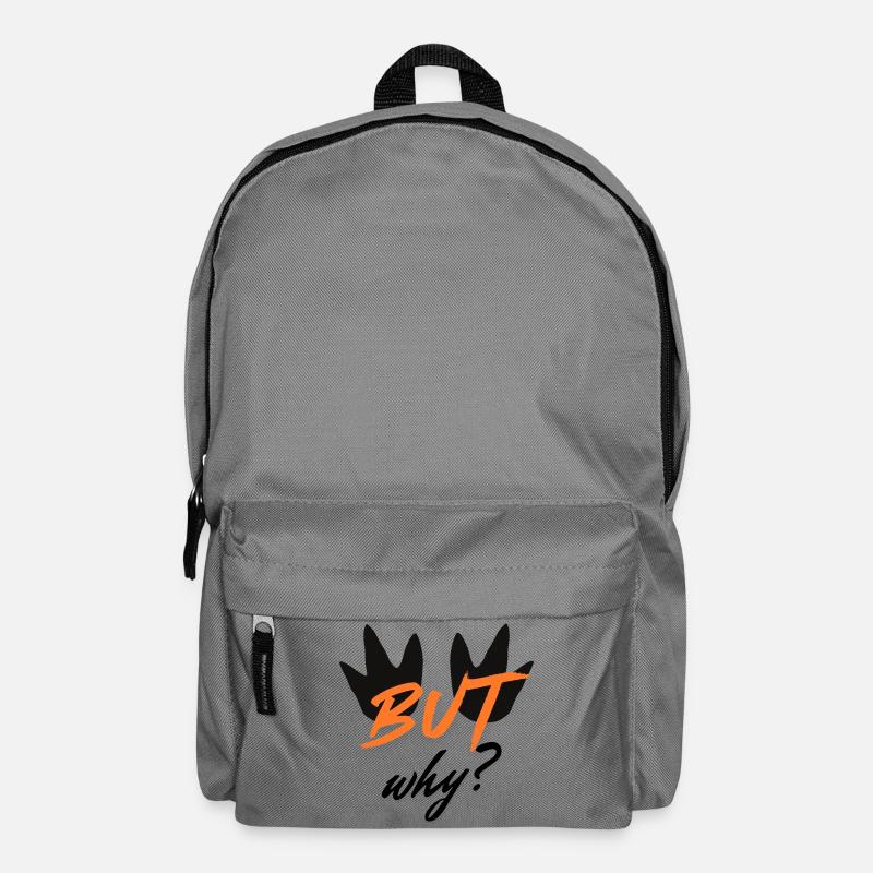 BUT Bold Blattenschrift Design - Rucksack - Mittelgrau