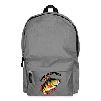 Fishing with Dad - Backpack - elephant grey - Front