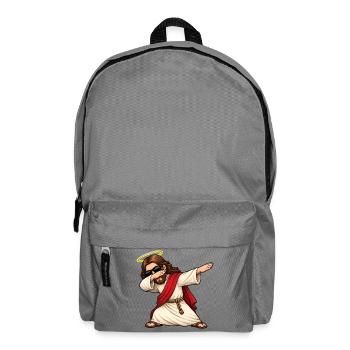 Dabbing Jesus - Backpack - elephant grey - Front