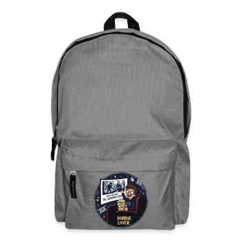 Horror Lover Cinema Night Design - Backpack - elephant grey - Front