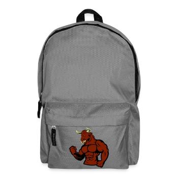 Taureau musclé Taureau - Sac à dos - gris éléphant - Devant
