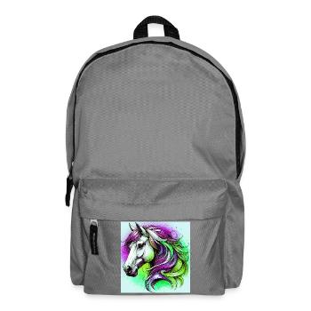 horse - Backpack - elephant grey - Front