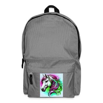 horse - Backpack - elephant grey - Front