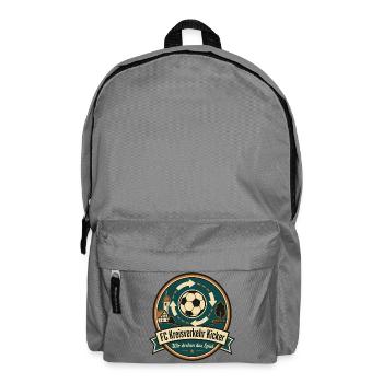 FC Kreisverkehr Kicker - Rucksack - Mittelgrau - Vorne