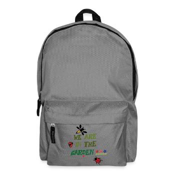 We are in the garden - Backpack - elephant grey - Front