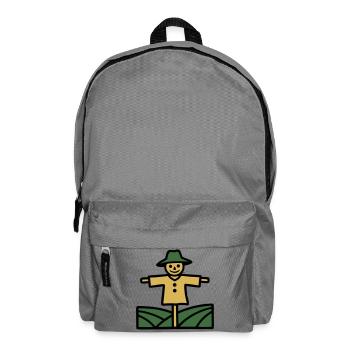 Scarecrow Field Icon - Backpack - elephant grey - Front