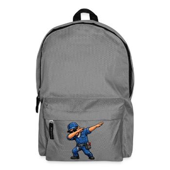 Dabbing Hausmeister - Rucksack - Mittelgrau - Vorne