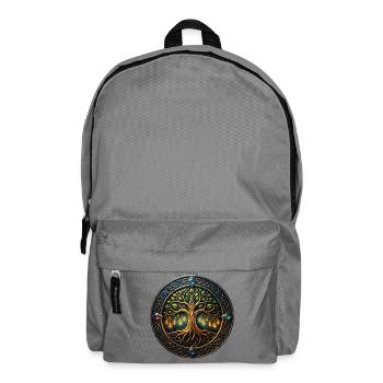 Fantasiebaum des Lichts - Rucksack - Mittelgrau - Vorne