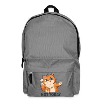 Not Today – Sassy Cat - Rucksack - Mittelgrau - Vorne