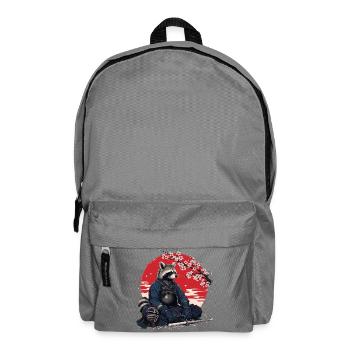 Raccoon, Kendo, Karate, Judo, Akido, Arts Martiaux - Sac à dos - gris éléphant - Devant